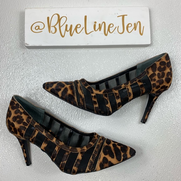 Charles David Shoes - Charles David Vane Leopard Mesh Pumps NWOT